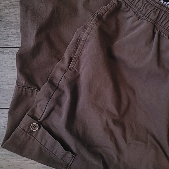 Brown Oversized Wide leg Sweatpants - Picture 5 of 7